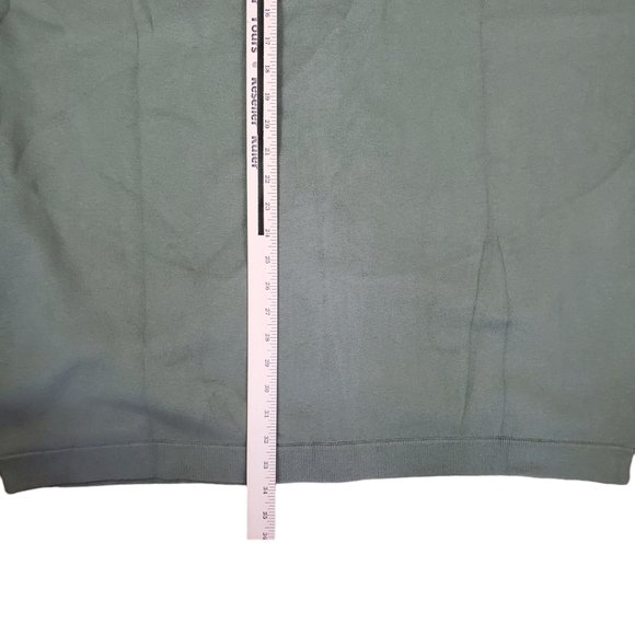 NEW Lunya Cozy Cotton Silk Button Front Cardigan L/XL Humble Green Oversized - Picture 14 of 15